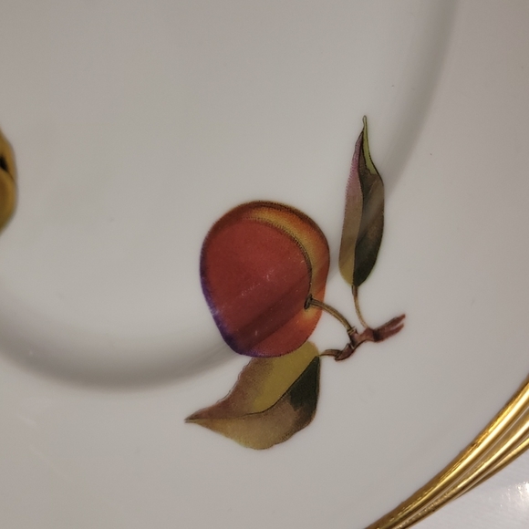 Vintage 1961 Royal worcester evesham gold trim salad plate set of 6 - Picture 6 of 6
